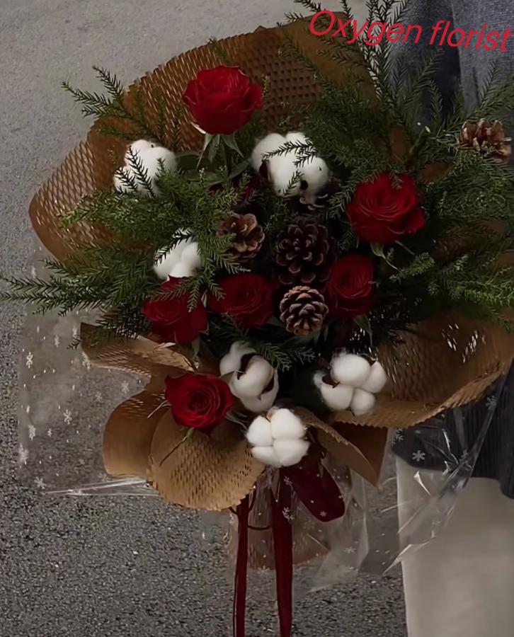 Teleflora snow bouquet